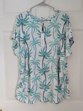 Chico's Cap Sleeve Dolman Tee New with Tags size 4 (1X)
